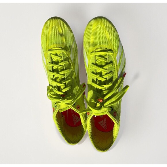 Adidas Sprint Star 4 Mens Size 9.5 Yellow Running Track & Field Spikes Shoes - Picture 5 of 10